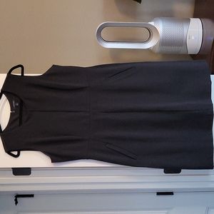 Black knit dress